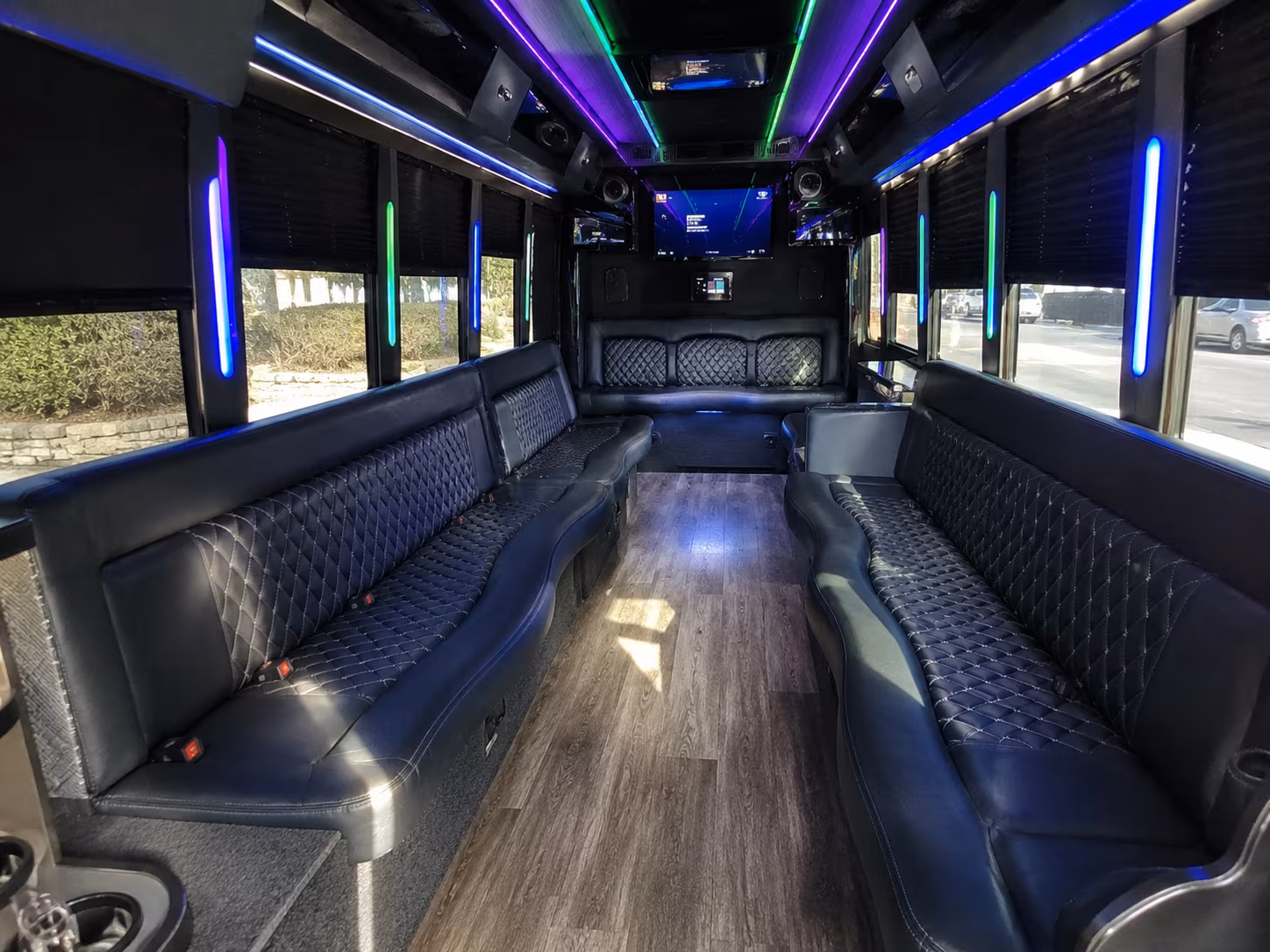 Rent a Bus to Hangar in Lancaster Charter Bus