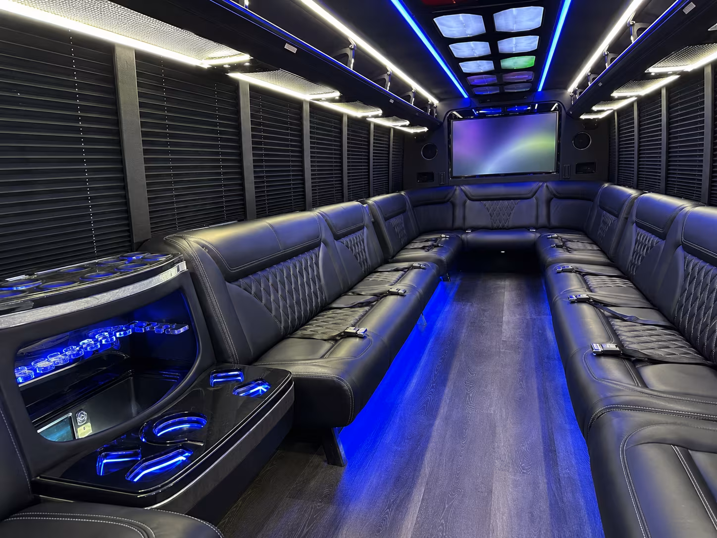 Lancaster Bachelor & Bachelorette Transportation onboard seating