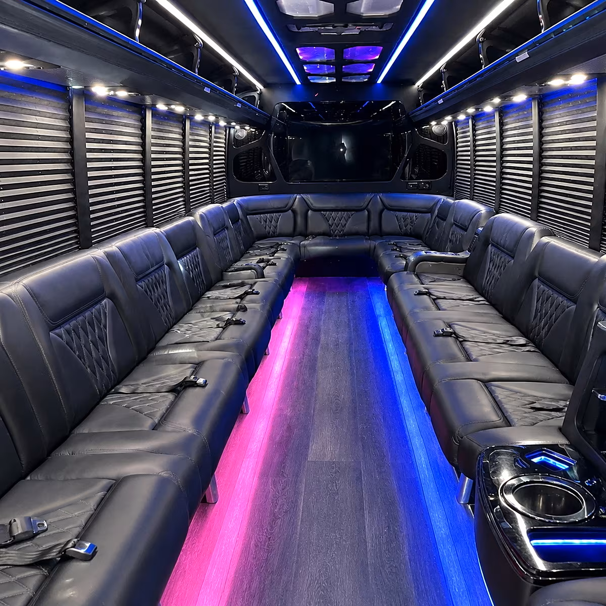 Lancaster Birthday, Sweet 16, & Quinceañera Transportation onboard seating
