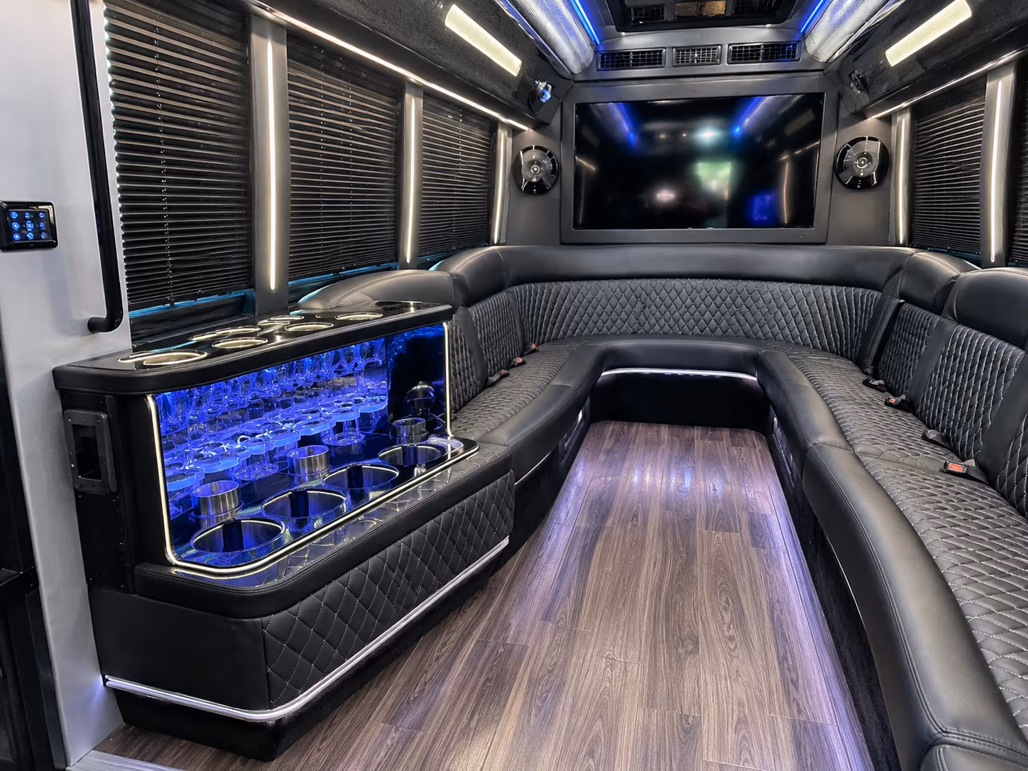 Lancaster Concert & Music Festival Transportation party bus exterior