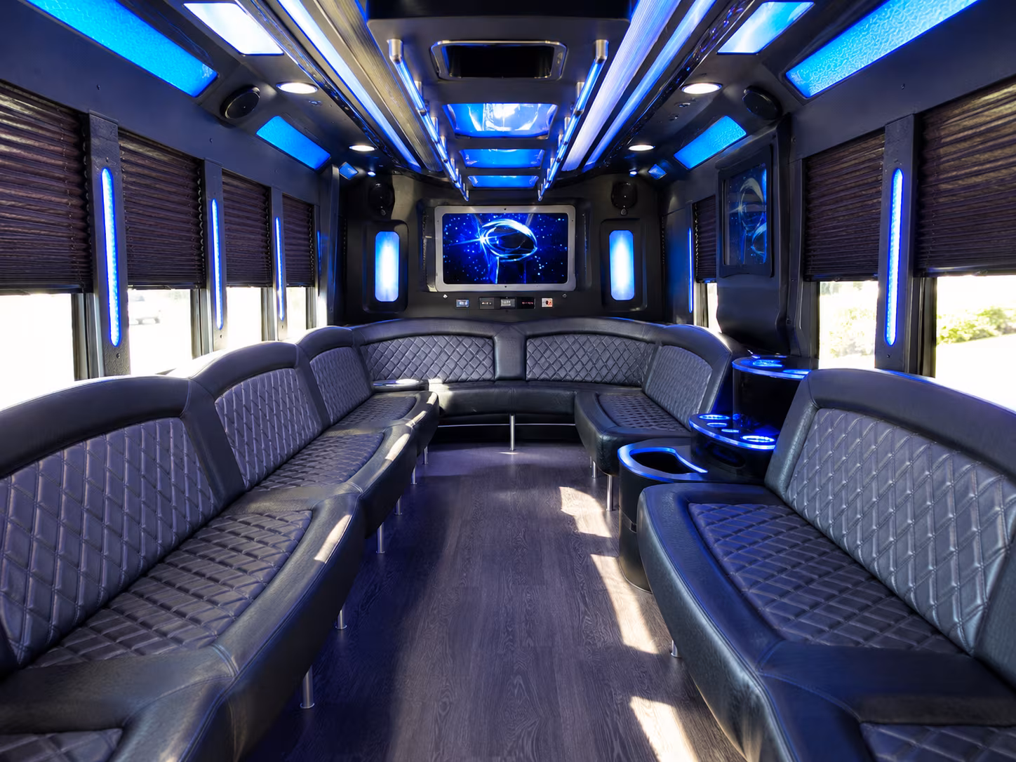 Lancaster Concert & Music Festival Transportation party bus exterior