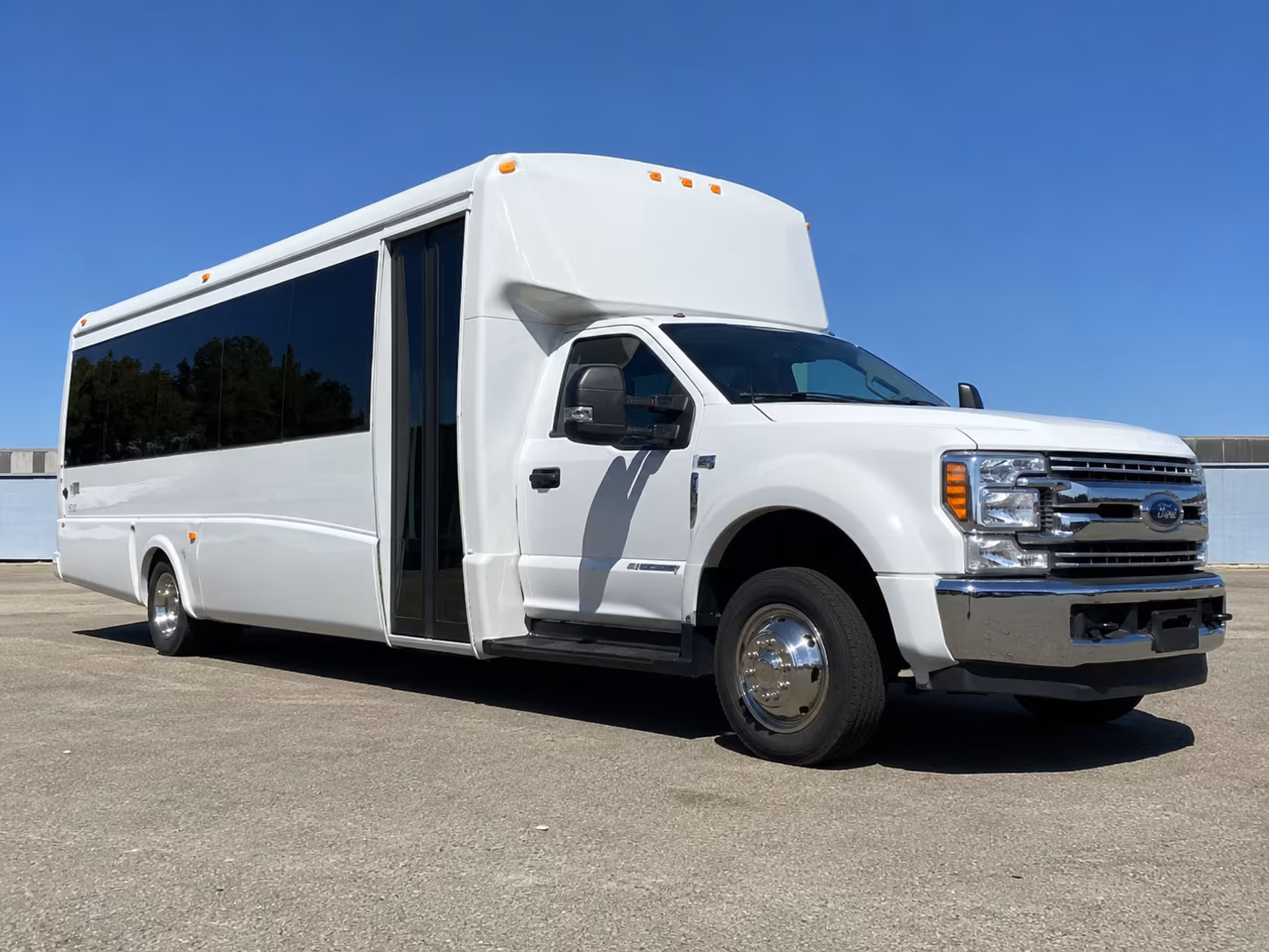 Lancaster Corporate Transportation party bus exterior