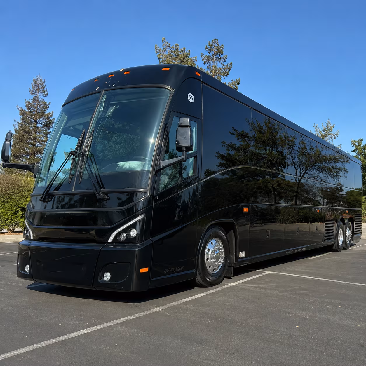 Lancaster Corporate Transportation party bus exterior