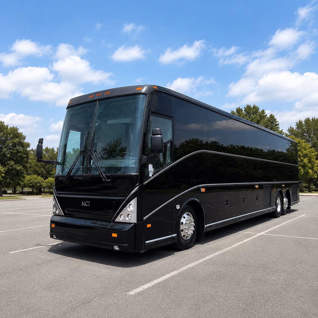 Lancaster Corporate Transportation party bus exterior