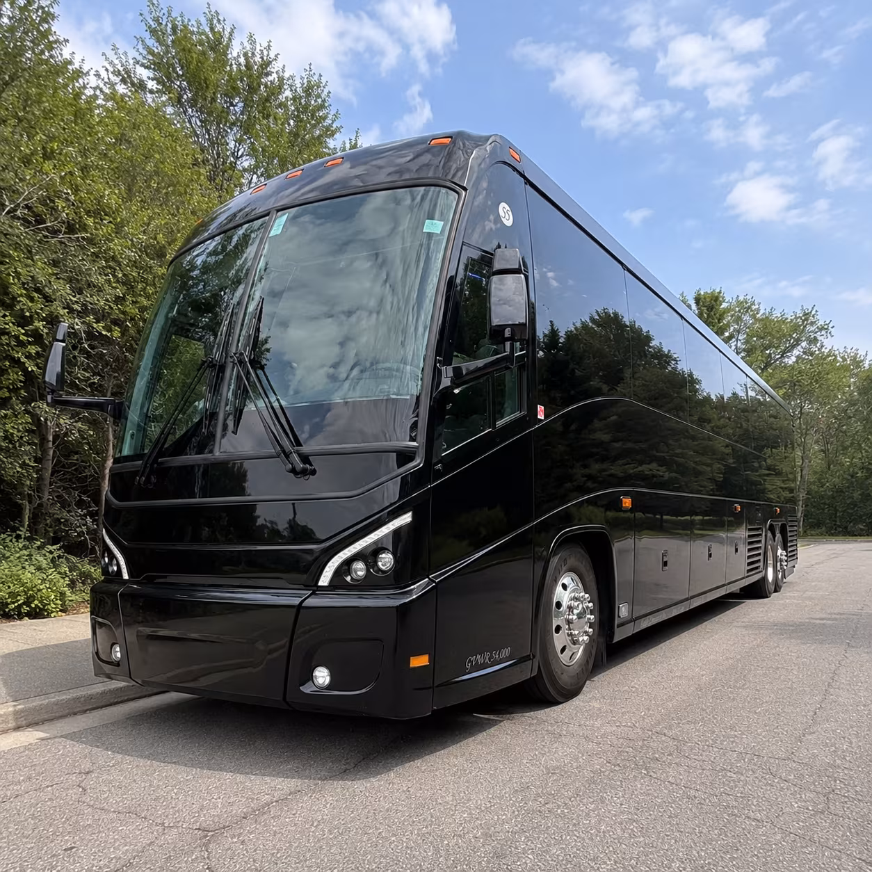 Lancaster Corporate Transportation party bus exterior