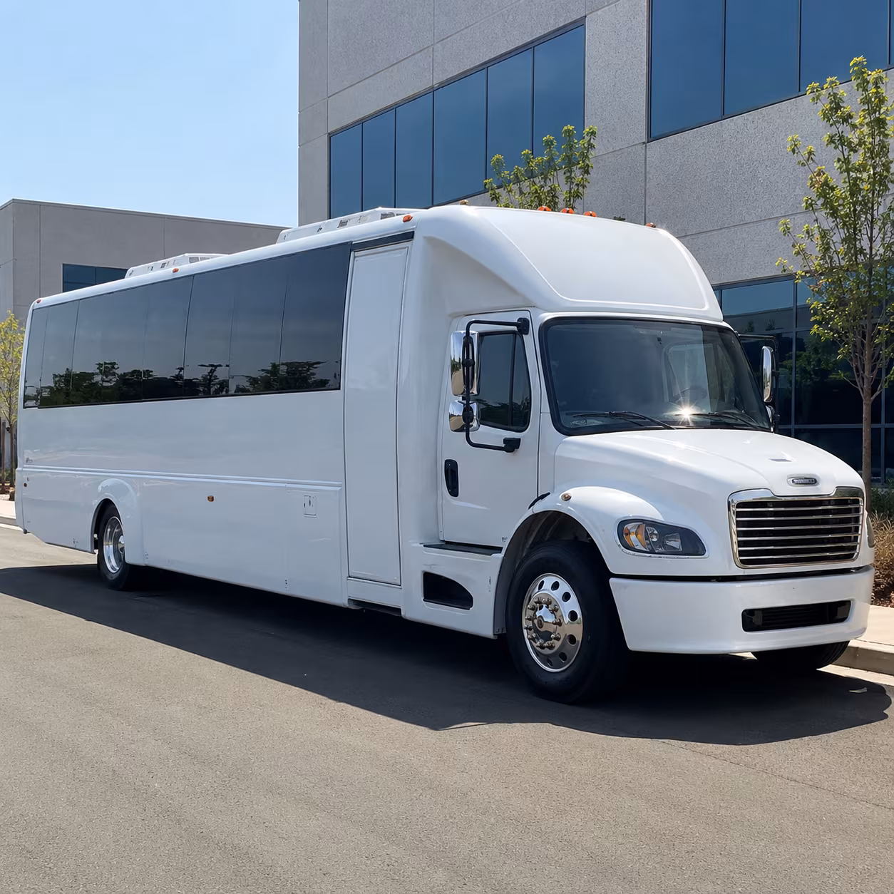 Lancaster Private Event Transportation party bus exterior