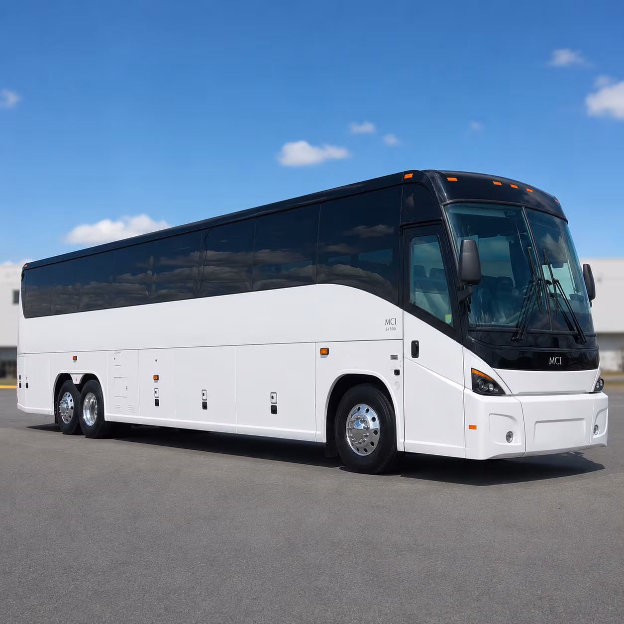 Lancaster School Event Transportation party bus exterior