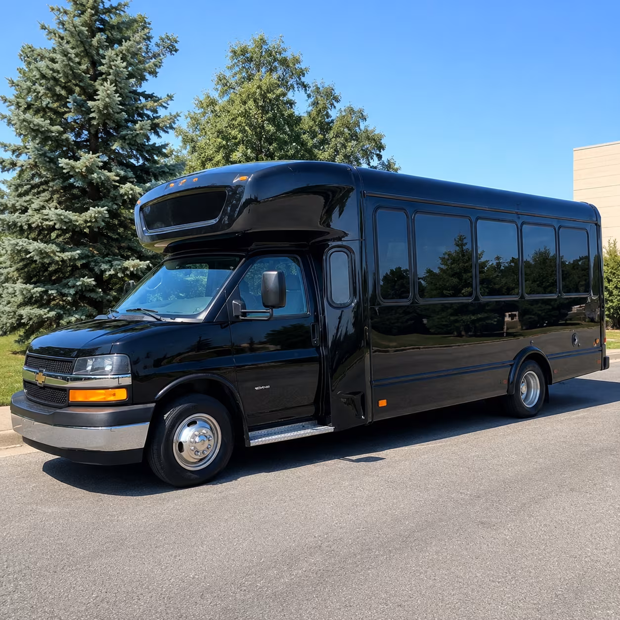 Lancaster Sporting Event Transportation party bus exterior