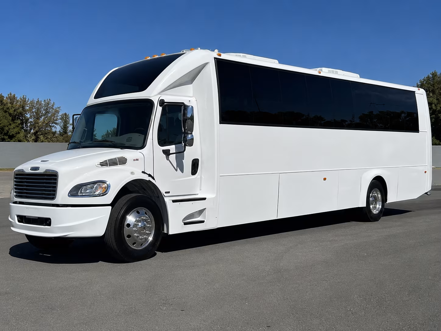 Lancaster Sporting Event Transportation party bus exterior