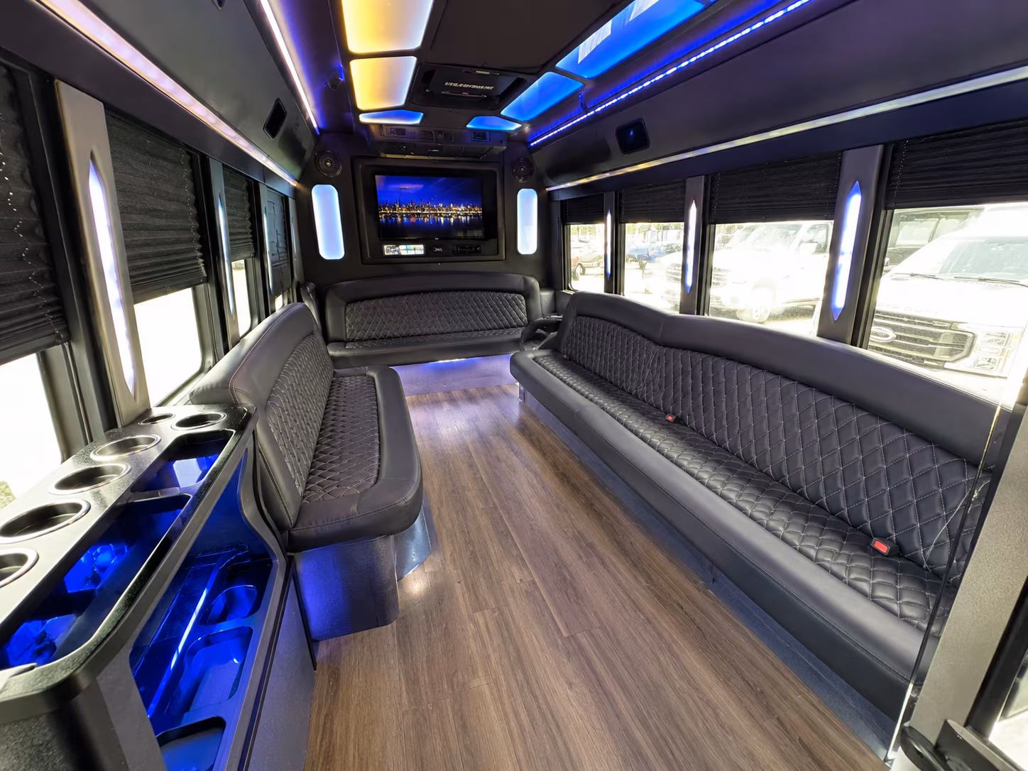 Lancaster Wedding Transportation party bus exterior