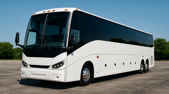 Exterior of Charter Bus Company Santa Clarita's 40 Passenger Party Bus in Santa Clarita