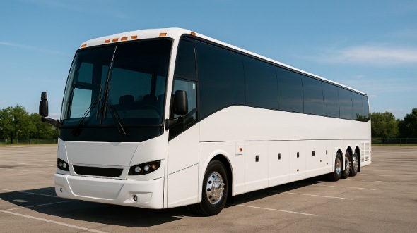 Exterior of Charter Bus Company Lancaster's 46 Passenger Charter Bus in Lancaster