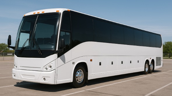 Exterior of Charter Bus Company Pomona's 50 Passenger Party Bus in Pomona
