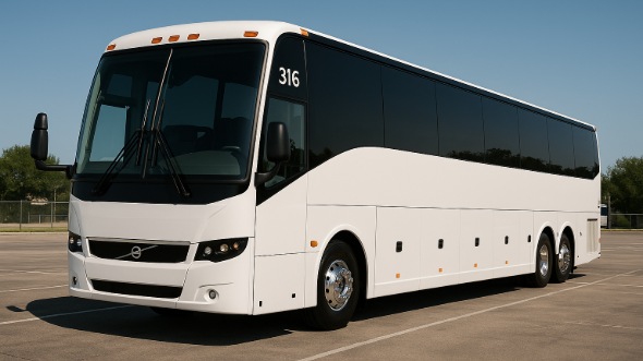 Exterior of Charter Bus Company Lancaster's ADA Charter Bus in Lancaster