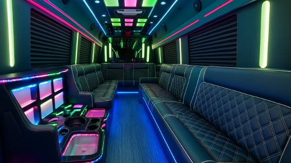 lancaster 25 passenger party bus rental